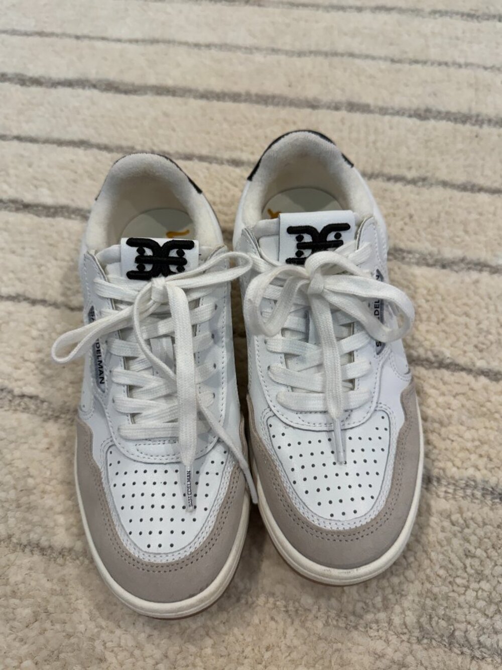 Sam Edelman - Women's Harper Leather Lace Up Sneakers